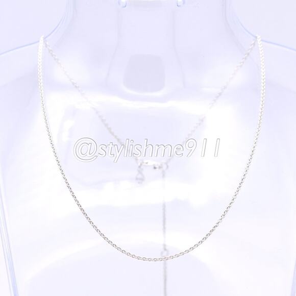 Authentic PANDORA Sterling Silver Chain Necklace - 590412 - Picture 6 of 10